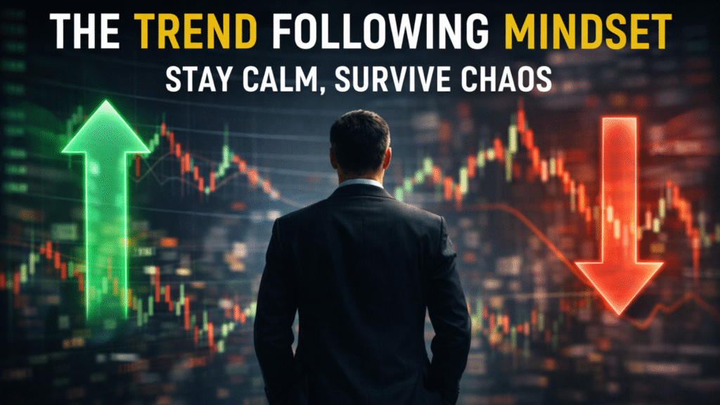trend following mindset focused on discipline, emotional control, and risk management in trading
