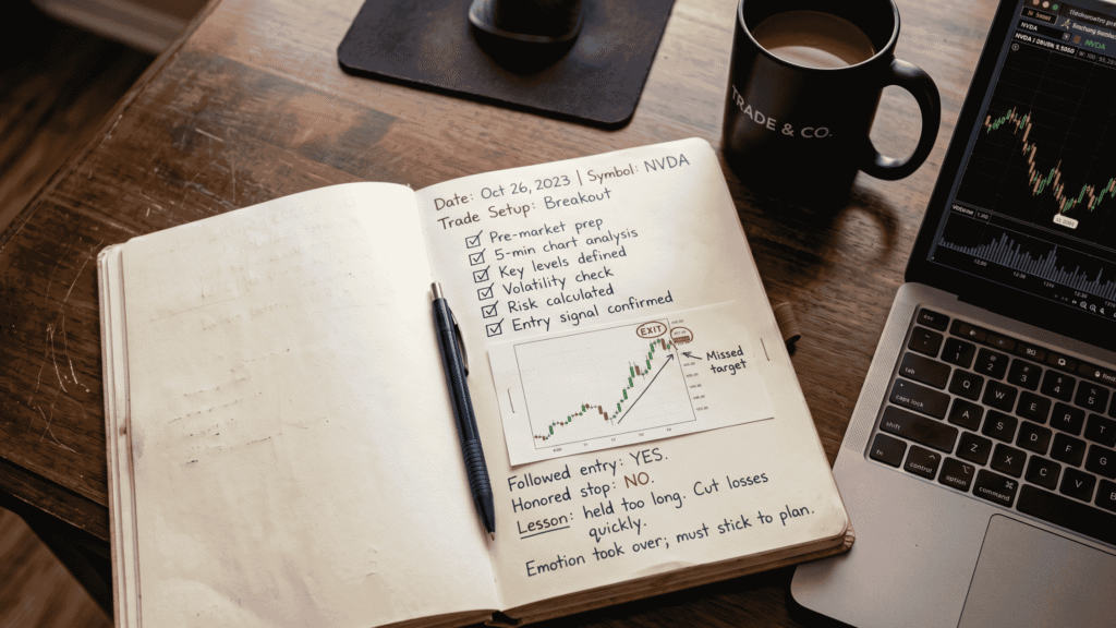 How to Develop a Trading Mindset: The Psychology Behind Consistent Profits Trading mindset development through systematic trade journal review — tracking rule compliance and identifying execution patterns