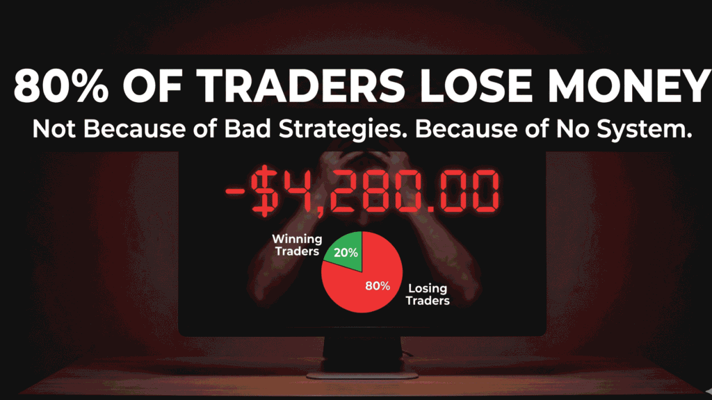 How to Build a Trading System That Actually Works (Complete Step-by-Step Guide) why most trading systems fail statistics.webp