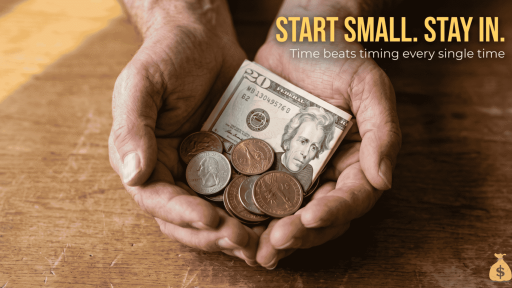 How Much Money Do I Need to Start Investing? (Honest Answers for Every Budget) Small amount of US dollars in hands start investing with little money and let compound growth do the work